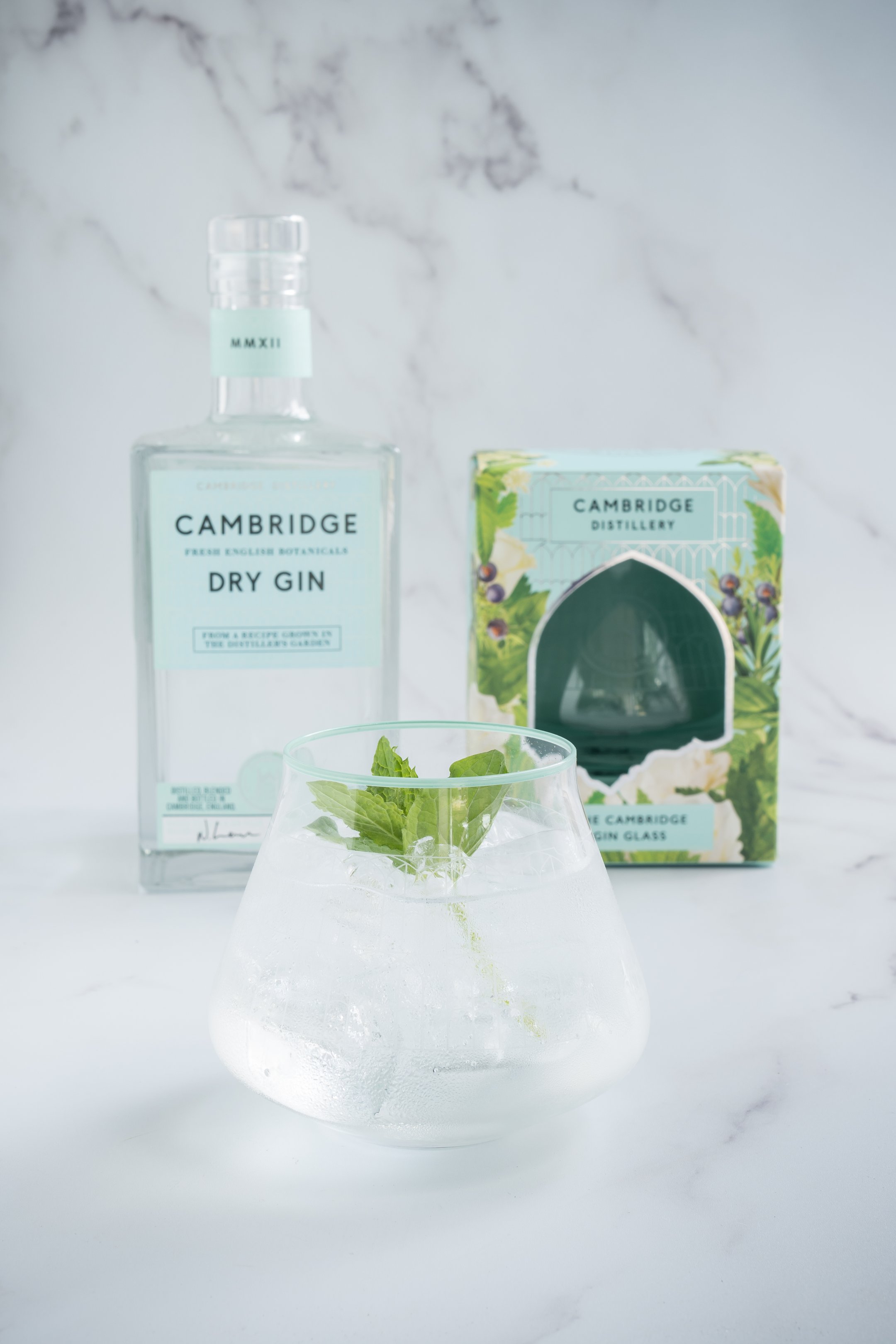 Cambridge Dry Gin 70cl T Boxed And A T Boxed Cambridge Gin Glass Buy Online For
