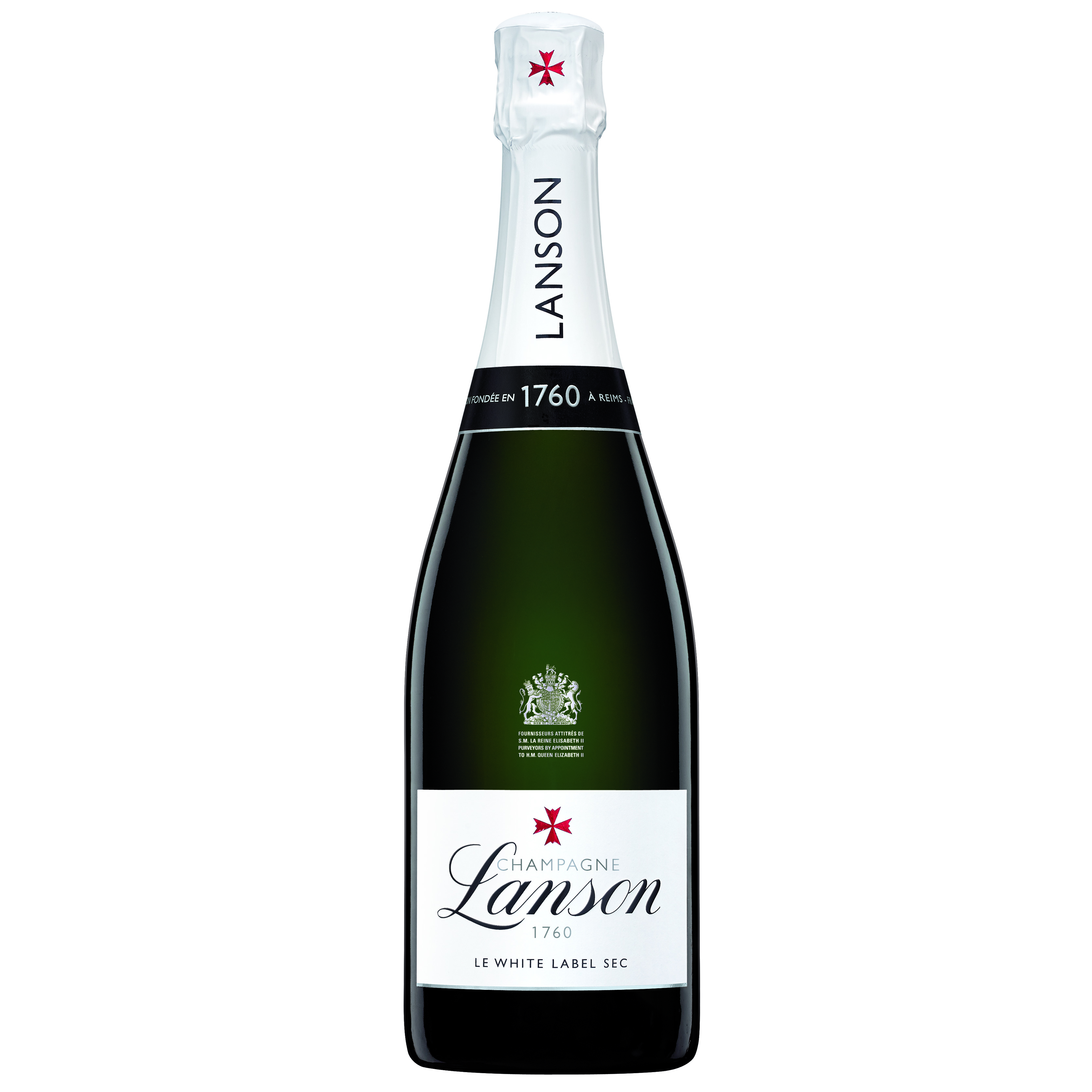 Lanson Le White Label Sec Champagne 75cl | Buy online for nationwide ...