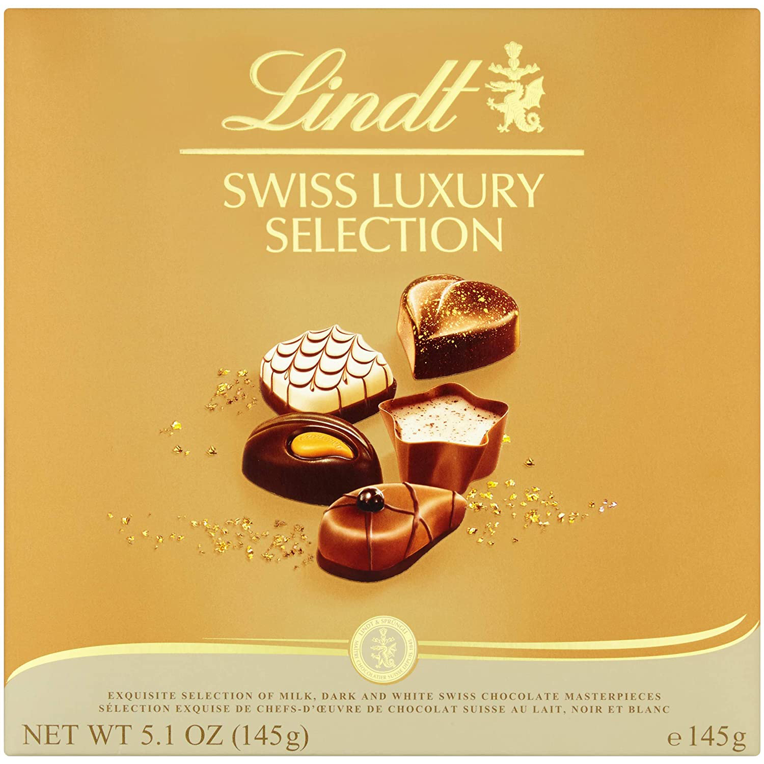 Lindt Swiss Luxury Selection Chocolate Box 145g | Buy online for ...