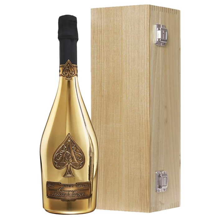 View Armand de Brignac Brut Gold 75cl Oak Luxury Gift Boxed