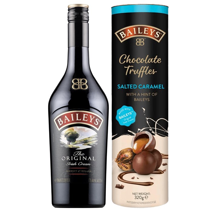 View Baileys Irish Cream 70cl & Baileys Salted Caramel Truffles Gift Set