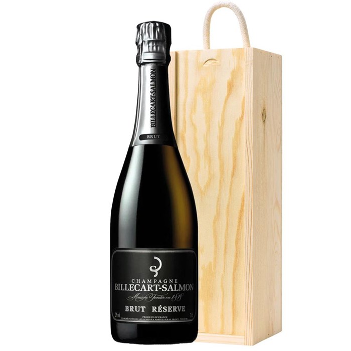 View Billecart Salmon Le Reserve Champagne 75cl In Pine Gift Box