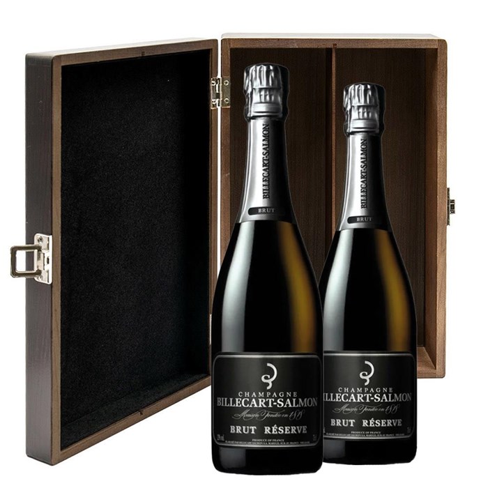 View Billecart Salmon Le Reserve Champagne 75cl Twin Luxury Gift Boxed (2x75cl)