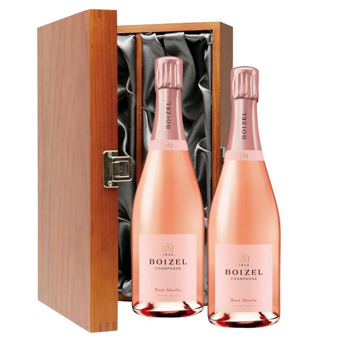 View Boizel Rose Absolu Champagne 75cl Twin Luxury Gift Boxed (2x75cl)