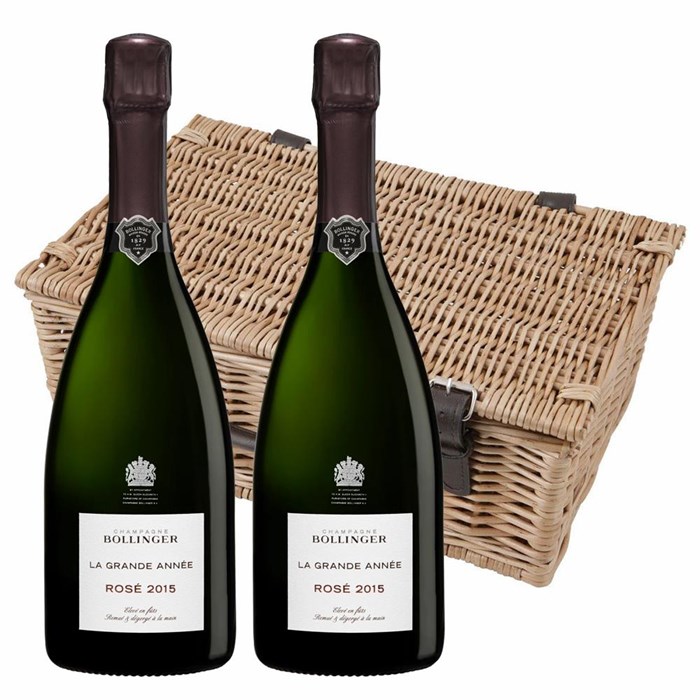 View Bollinger Grande Annee Rose 2015 Champagne 75cl Twin Hamper (2x75cl)