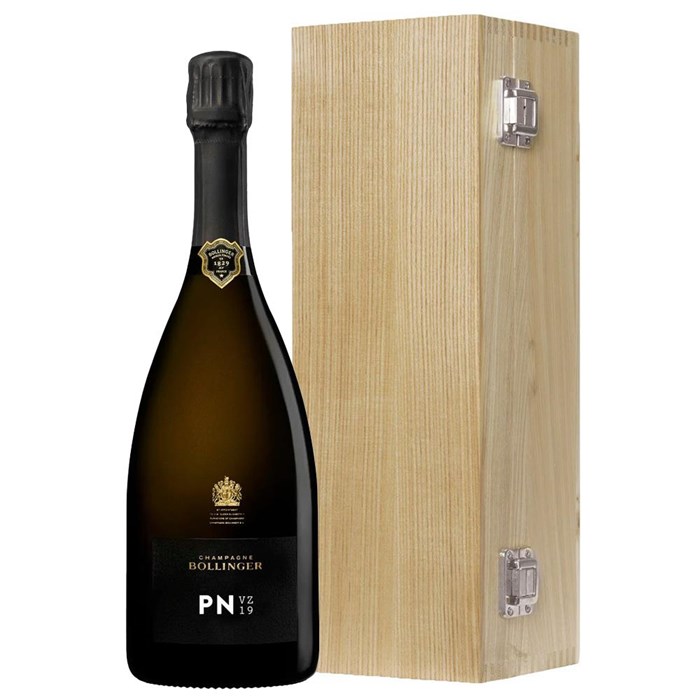 View Bollinger PN VZ19 Champagne NV 75cl Oak Luxury Gift Boxed