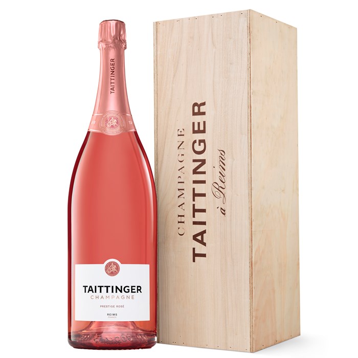 View Jeroboam of Taittinger Prestige Rose Champagne 300cl