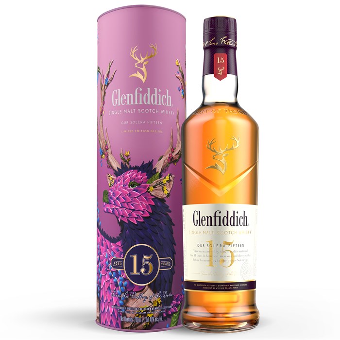 View Glenfiddich 15 Year Old Single Malt Whisky 70cl In Festive Gift Box