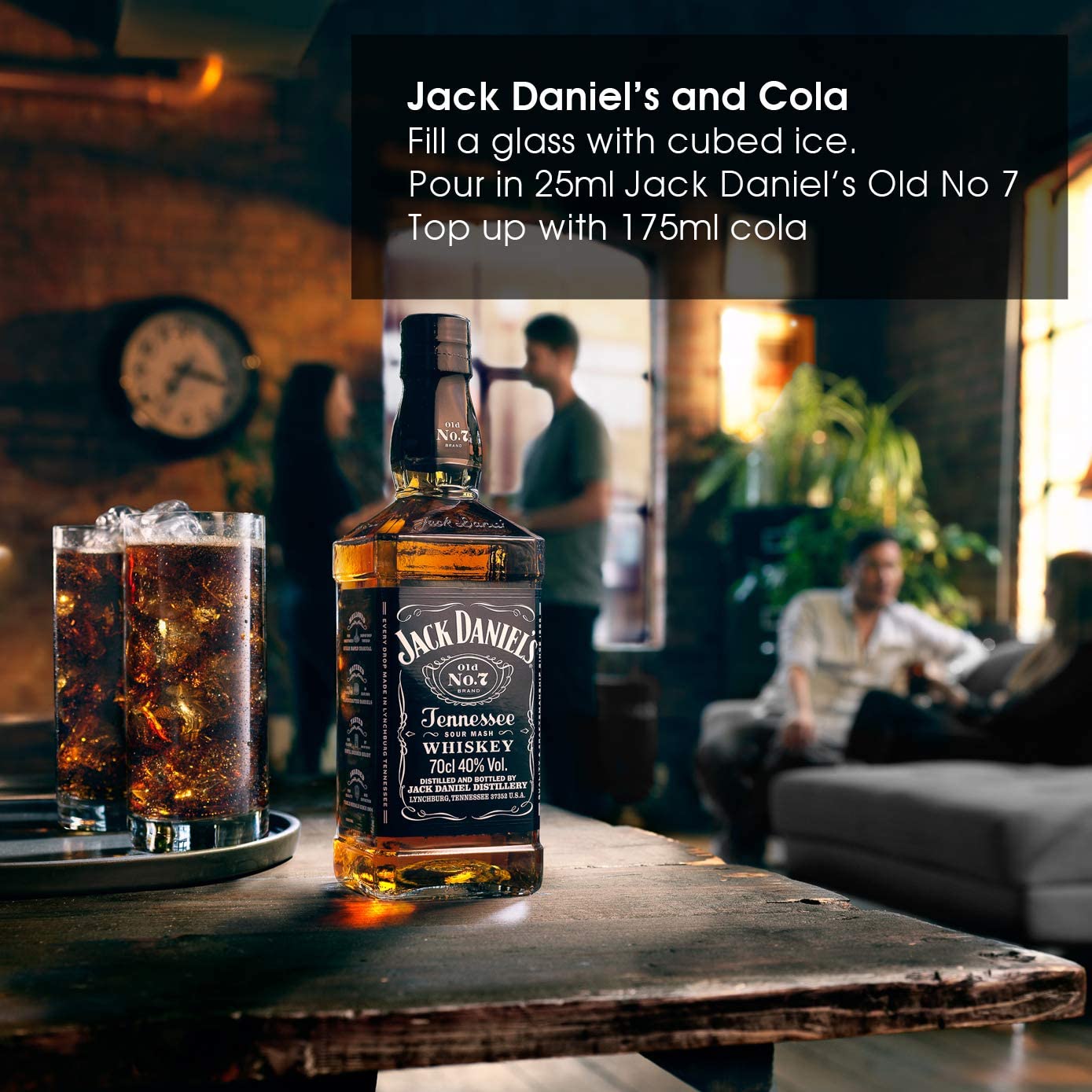 Buy For Home Delivery Jack Daniels Old No7 Whiskey 70cl Online Now