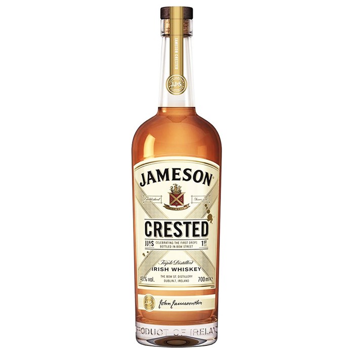 View Jameson Crested Triple Distilled Blended Irish Whiskey 70cl