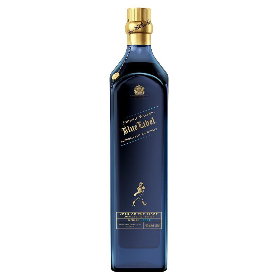 Johnnie Walker Blue Label Year of the Tiger Blended Scotch Whisky 70cl |  Buy online for nationwide delivery | Champagne King