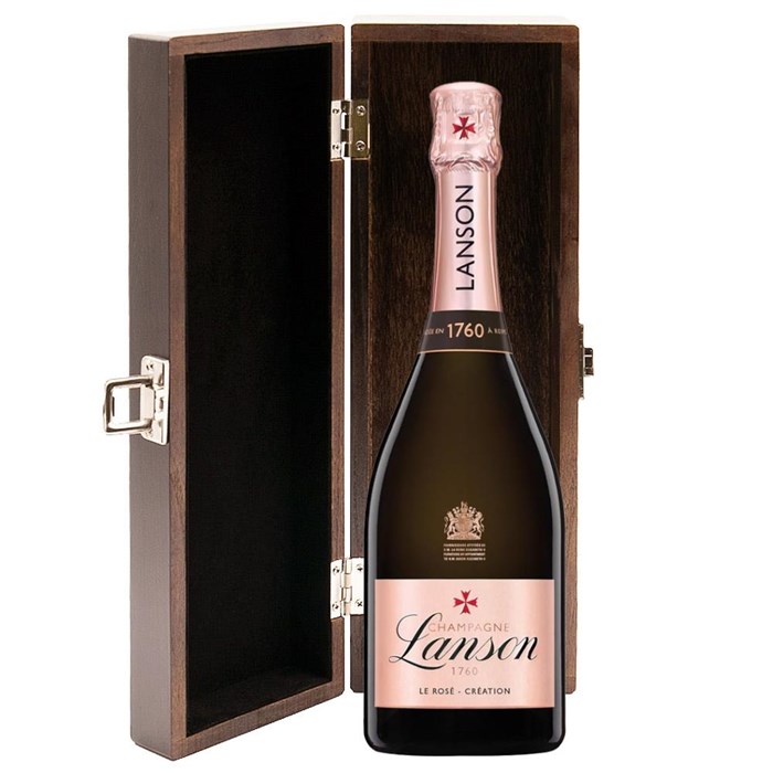 View Lanson Le Rose Creation Champagne 75cl in Luxury Gift Box