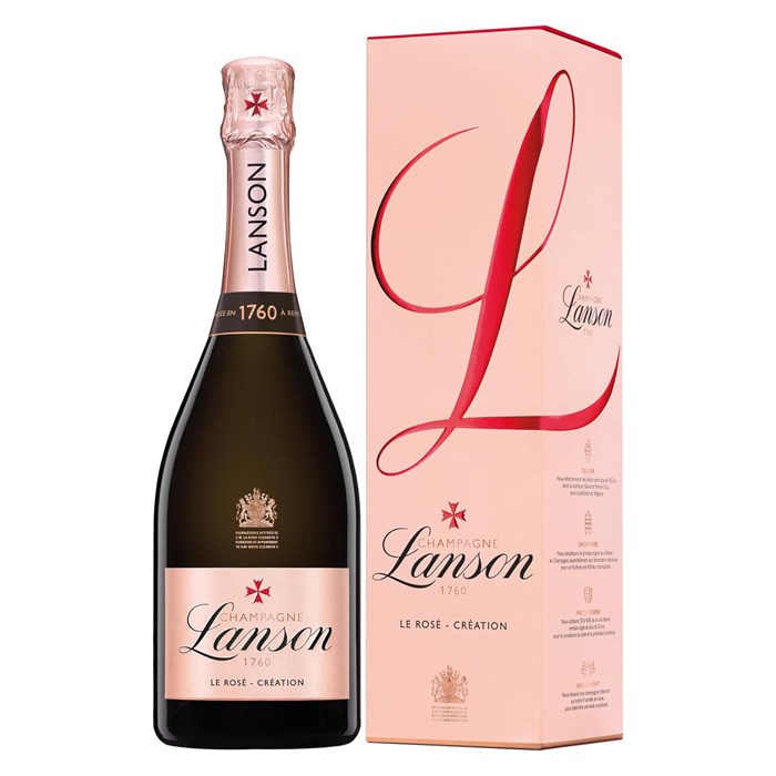 View Lanson Le Rose Creation Champagne Gift boxed 75cl