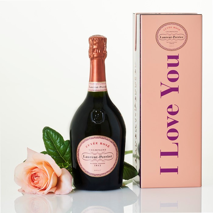 View Laurent Perrier Cuvee Rose I Love You Tin 75cl