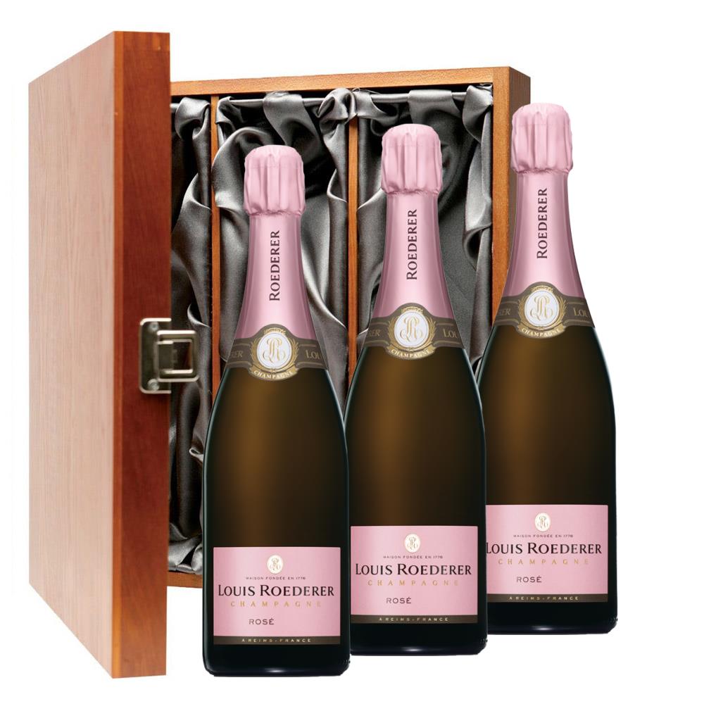 Louis Roederer Vintage Rose 2014 Champagne 75cl Three Bottle Luxury ...
