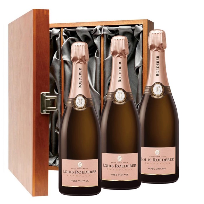 Louis Roederer Vintage Rose 2015 Champagne 75cl Three Bottle Luxury ...