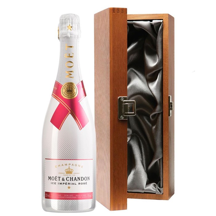 View Moet & Chandon Ice Imperial Rose 75cl in Luxury Gift Box