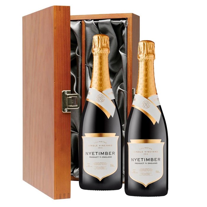 View Nyetimber Tillington Single Vineyard 2014 English Sparkling 75cl Twin Luxury Gift Boxed (2x75cl)