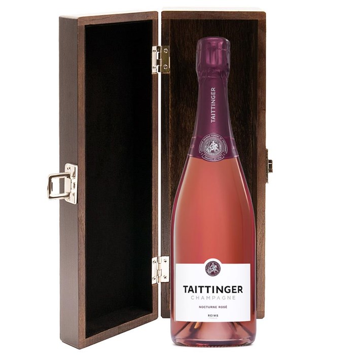 View Taittinger Nocturne Rose Sec Champagne 75cl in Luxury Gift Box