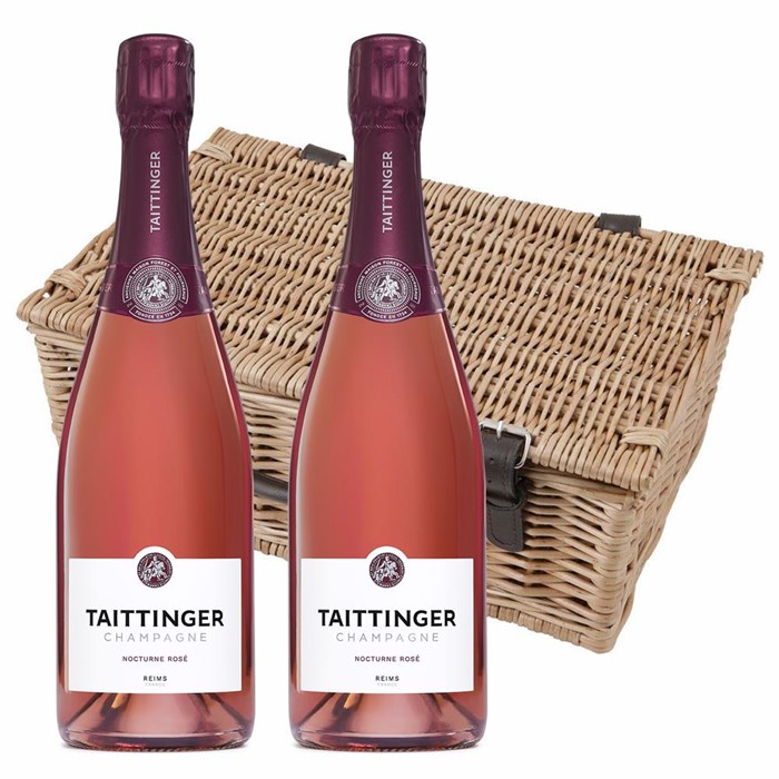 View Taittinger Nocturne Rose Sec Champagne 75cl Twin Hamper (2x75cl)