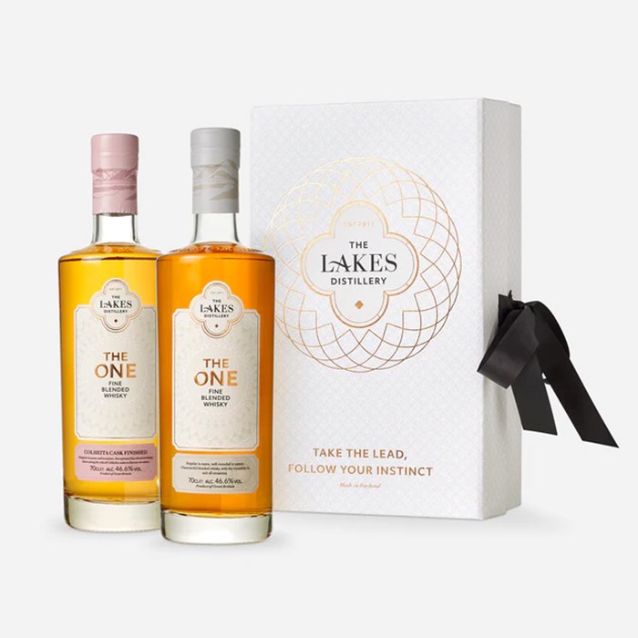 View The Lakes The One Whisky Twin Gift Box 2x70cl