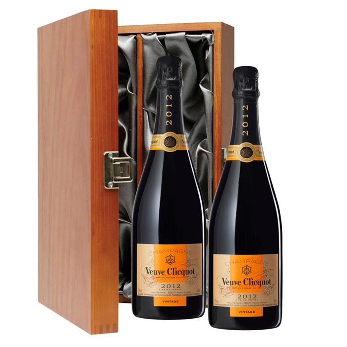 View Veuve Clicquot Vintage 2015 Champagne 75cl Twin Luxury Gift Boxed (2x75cl)