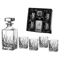 Buy & Send Diamante Dorchester Crystal Whiskey Decanter Set – 5 Pieces