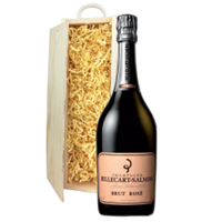 Buy & Send Billecart Salmon Le Rose Champagne 75cl In Pine Gift Box