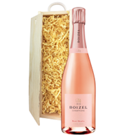 Buy & Send Boizel Rose Absolu Champagne 75cl In Pine Gift Box