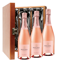 Buy & Send Boizel Rose Absolu Champagne 75cl Three Bottle Luxury Gift Box