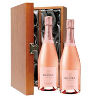 Buy & Send Boizel Rose Absolu Champagne 75cl Twin Luxury Gift Boxed (2x75cl)