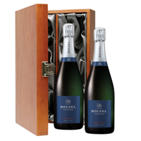 Buy & Send Boizel Ultime Brut Nature 75cl Twin Luxury Gift Boxed (2x75cl)