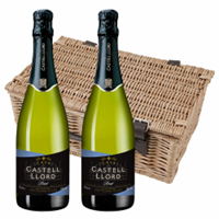 Buy & Send Castell Llord Brut Cava 75cl Twin Hamper (2x75cl)