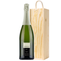 Buy & Send Castillo de Mont-Blanc Cava 75cl In Pine Gift Box