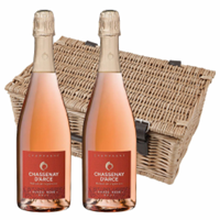 Buy & Send Chassenay dArce Cuvee Rose Champagne 75cl Twin Hamper (2x75cl)