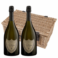 Buy & Send Dom Perignon Brut 2015 Champagne 75cl Twin Hamper (2x75cl)