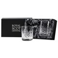 Buy & Send Glencoe 2 Crystal Large Tumblers 95 mm (Presentation Boxed) Royal Scot Crystal