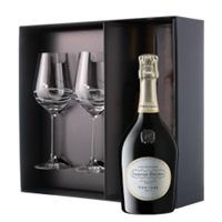 Buy & Send Laurent Perrier Heritage MV Champagne 75cl And Venezia Glasses Gift Box Set