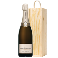 Buy & Send Louis Roederer Brut Premier 75cl In Pine Gift Box