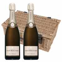 Buy & Send Louis Roederer Brut Premier 75cl Twin Hamper (2x75cl)