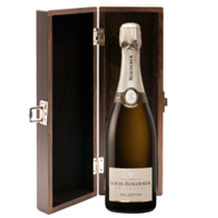 Buy & Send Louis Roederer Collection 245 Champagne 75cl in Luxury Elm Wood  Gift Box