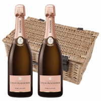 Buy & Send Louis Roederer Vintage Rose 2017 Champagne 75cl Twin Hamper (2x75cl)