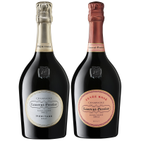 Buy & Send Mixed Laurent Perrier Cuvee Rose and Heritage MV (2x75cl)