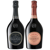 Buy & Send Mixed Laurent Perrier Cuvee Rose and Brut Vintage (2x75cl)