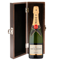 Buy & Send Moet And Chandon Brut Champagne 75cl in Luxury Elm Wood  Gift Box