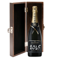 Buy & Send Moet And Chandon Brut Vintage 2013-15 Champagne 75cl in Luxury Elm Wood  Gift Box