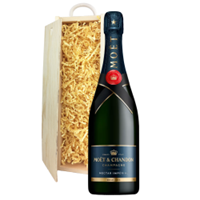 Buy & Send Moet & Chandon Nectar Demi Sec Champagne 75cl In Pine Gift Box