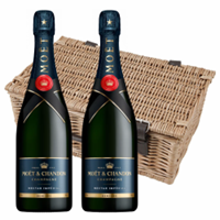 Buy & Send Moet & Chandon Nectar Demi Sec Champagne 75cl Twin Hamper (2x75cl)