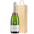 Buy & Send Pol Roger Brut Reserve Champagne 75cl In Pine Gift Box