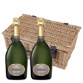 Buy & Send Ruinart Brut Chamapagne 75cl Twin Hamper (2x75cl)